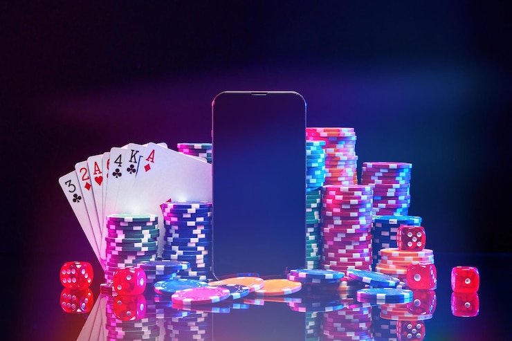 Baccarat table layout showing player banker tie betting areas